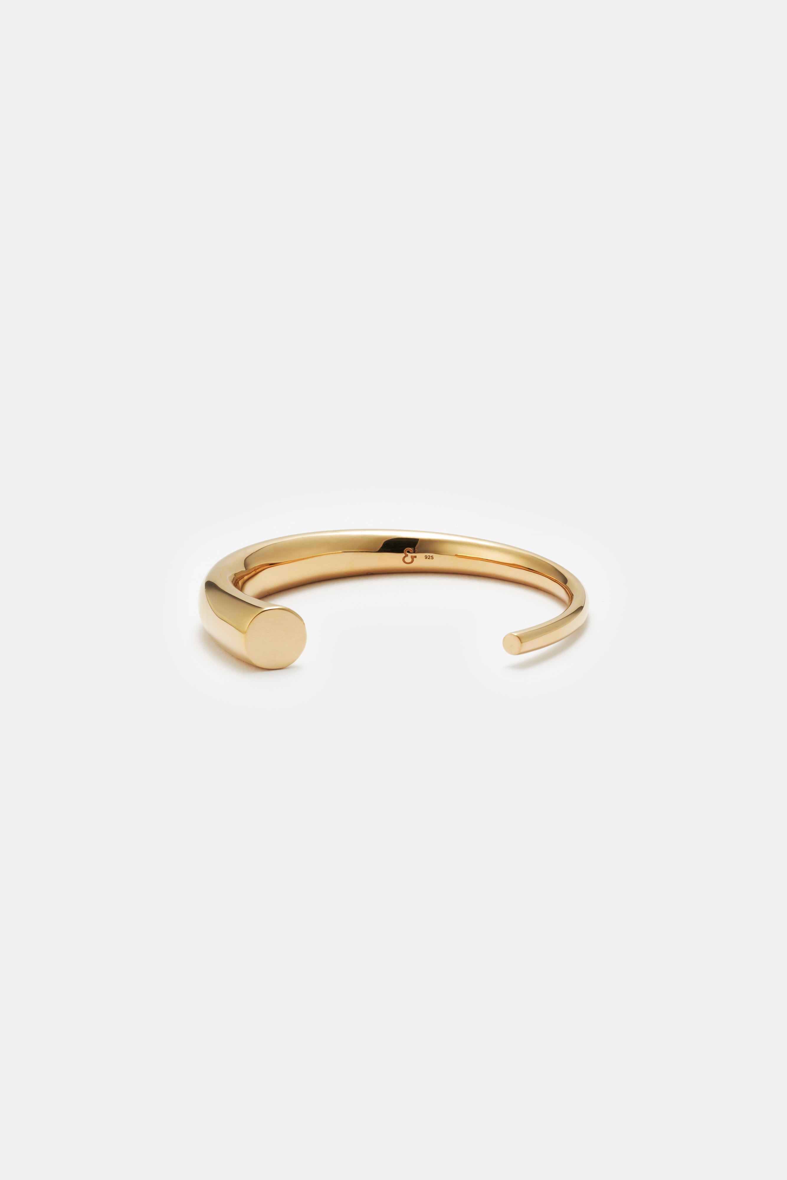 202 HORN BANGLE GOLD