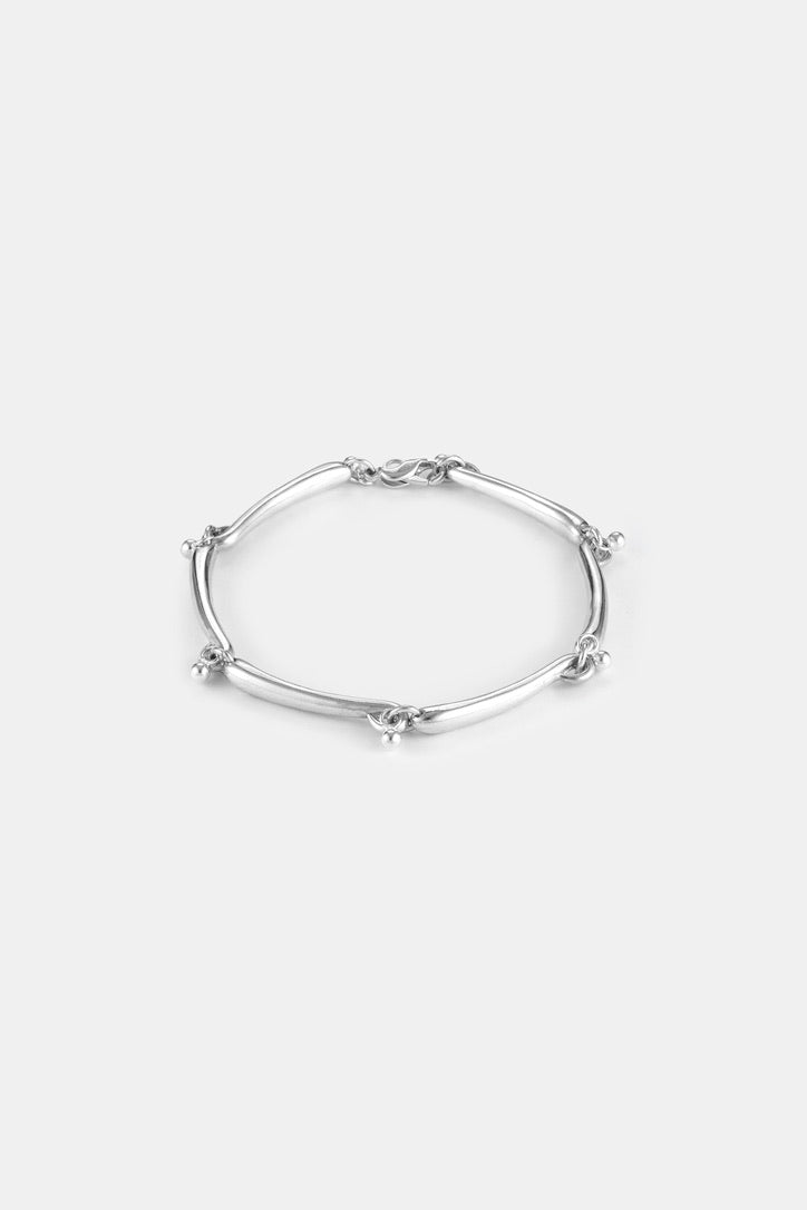RENEE SWIRL LINE BRACELET