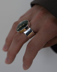 h'eres×semoh OCEAN JASPER RING