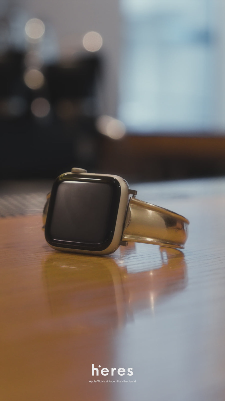 Apple Watch vintage - like silver band – h'eres