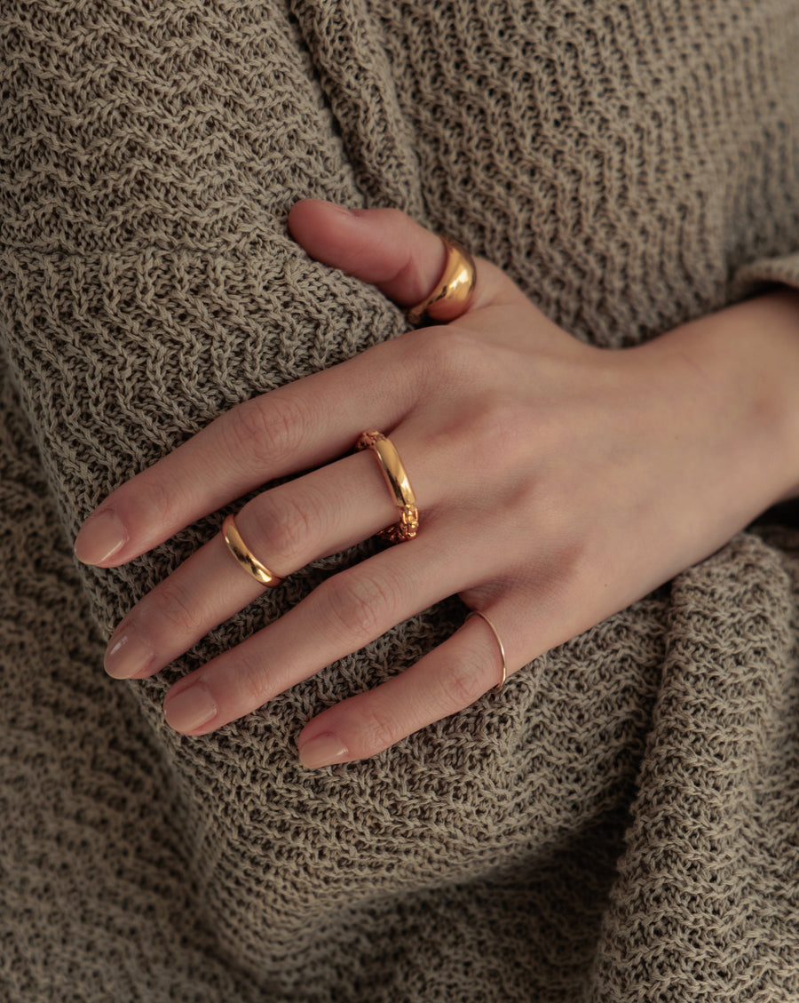 ADELE CHAIN ​​RING GOLD 