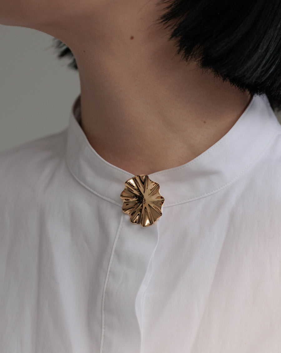 F BROOCH GOLD – h'eres